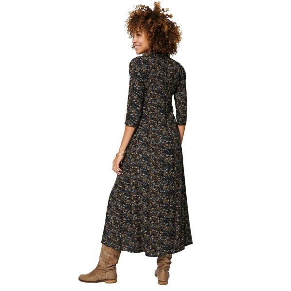 Brigitte Γαλλικό Μακρύ Φόρεμα 3/4 μανίκι Aller Simplement