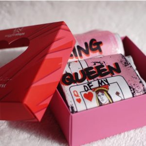 Couple Box - Be My Queen & Be My King Καλτσες για ζευγάρια