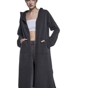 Rosalinda Maxi Ζακέτα με κουκούλα